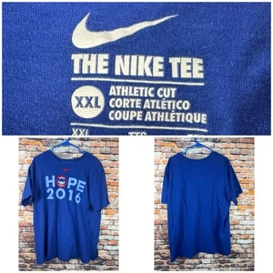 Nike Tee Athletic Cut HOPE 2016 Chicago Cubs T-Shirt XXL 2XXL - Bild 1 von 7
