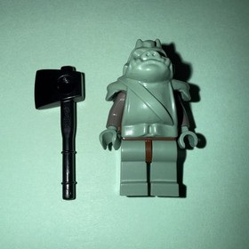 Lego Gamorrean Guard 4476 Dark Gray Arms Jabba's Prize Star Wars Minifigure