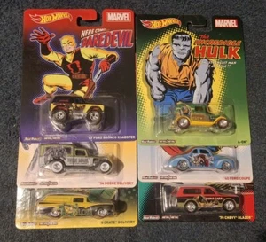 HOT WHEELS POP CULTURE MARVEL -2014- COMPLETE SET #1-#6 - Picture 1 of 8