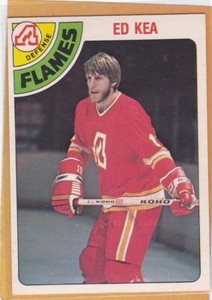 1978-79 O PEE CHEE HOCKEY ED KEA #277 FLAMES EXMT *A10216