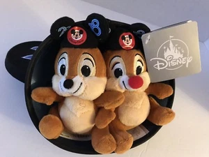 NEW Disney Parks 2018 Mickey Ears Hat Headpiece w Chip & Dale With Mickey Mouse - Picture 1 of 12