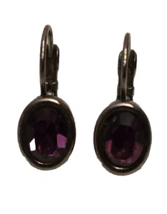 Women's Vintage Earrings Oval - Picture 1 of 3