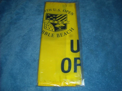 2000 U.S. US Open Golf Pin Flag Tiger Woods Wins Pebble Beach PGA-FROM USGA-RARE Cover