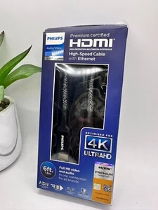 Philips 6' Basic HDMI High Speed Cable with Ethernet - Black - Picture 1 of 3