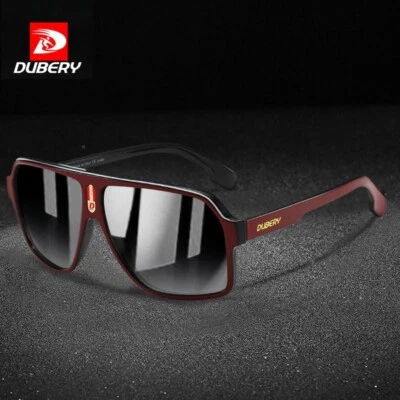 Gafas de sol polarizadas DUBERY para hombre cuadradas de gran tamaño gafas para conducir mujeres piloto Foto 1 de 4
