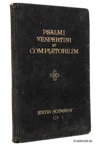 Salmi vespertini et completorium - Salmi vespri e completi (Editio Schwann C7) - Foto 1 di 5