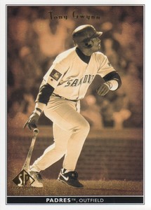 2002 SP Legendary Cuts Baseball #81 Tony Gwynn San Diego Padres