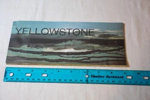 Vintage Yellowstone National Park Map Brochure Information Guide 1982 interior - Picture 1 of 5