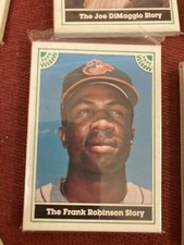 RARE 1983 ASA The Frank Robinson Story Complete GREEN 12 Baseball Card Set