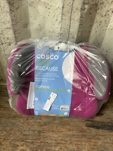 Cosco Kids Extra-Plush Topside Booster Car Seat, Magenta