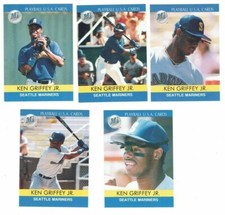 KEN GRIFFEY JR. MARINERS 1991 PLAYBALL U.S.A. CARDS 10 CARD SET