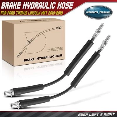 2x Rear Brake Hydraulic Hose for Ford Taurus Lincoln MKT 2010-2019 MKS 2009-2016 - Image 1 of 4
