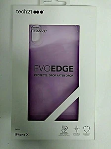 tech21 iPHONE X ~ EVOEDGE Phone Case ~ ORCHID - Brand New - Picture 1 of 3