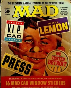 Mad Magazine 11th Annual the Worst from Mad 1968 With Stickers - Picture 1 of 4