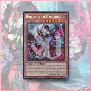 YuGiOh DIABELLSTAR THE BLACK WITCH AGOV ▪️ SECRET RARE ▪️ 1ST ED🔥