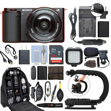 Sony ZV-E10 Mirrorless Digital Camera & 16-50mm Lens Black + 64GB Pro Video Kit