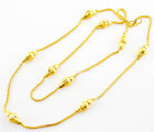 Indian Gold Plated Necklace Wedding Mala Traditional Fashion Jewelry Chain 03-07