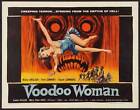 Voodoo Woman Movie Poster 22X28 Half Sheet Marla English Tom Conway Touch