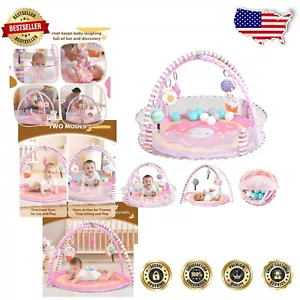 Compact Baby Play Mat & Gym with Interchangeable Plush Toys - Easy Travel - Picture 1 of 9