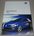 Betriebsanleitung VW Polo VI Typ AW Ausgabe 11/2017 Bordbuch Handbuch Buch NEU