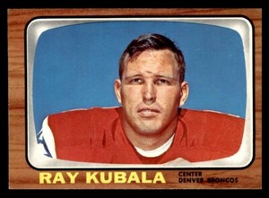1966 Topps Football #39 Ray Kubala EX/MT