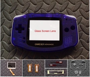 Kit Mod GameBoy Advance retroiluminación retroiluminada adapta AGS101 con lente de vidrio púrpura transparente - Imagen 1 de 7