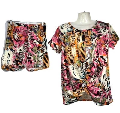 FashionNova Two Piece Women's Set Wild at Heart Size XS NEW - Image 1 of 4