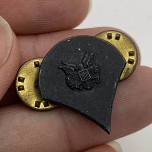 Vintage Military Teardrop Army/Marines Brass Sgt/Lt/Major Badge/Pin - Picture 1 of 8