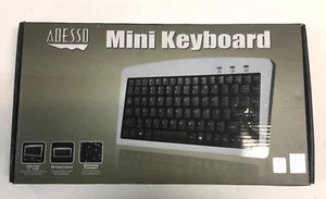 NEW Adesso Mini Keyboard 88 keys Layout USB less 12" - Picture 1 of 6