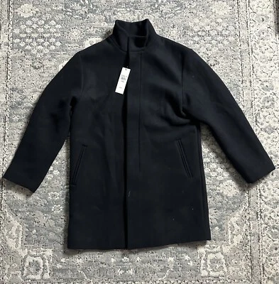 Calvin Klein Men’s Wool Blend Coat Size X-Large Black NWT - Image 1 of 4