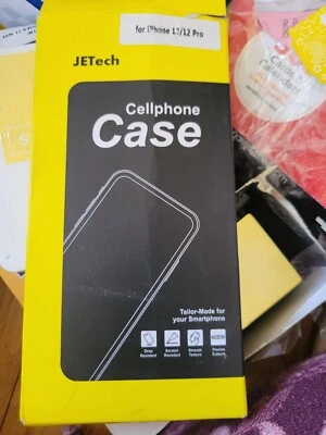 Funda tipo billetera JETech para iPhone 12/12 Pro 6,1 pulgadas COLOR AZUL MAR Foto 1 de 3