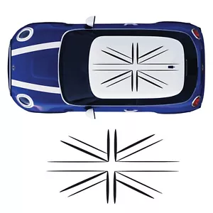 F56 Union Jack Dach Vinyl Aufkleber Aufkleber Grafik für Mini Cooper S JCW One - Bild 1 von 3