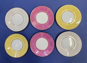 CHRISTIAN LACROIX FOLLEMENT SET OF SIX DISCONTINUED 15CM TEA CUP SAUCERS - Picture 1 of 6