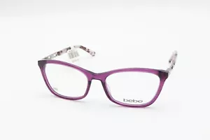 BEBE BB5174 500 Plum Crystal/Tortoise 55-17-135 Eyeglass Frames Flex Hinges M34 - Picture 1 of 12