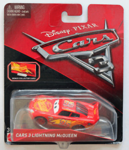 Disney Pixar Cars LIGHTNING McQUEEN avec Bonus Carte Collector