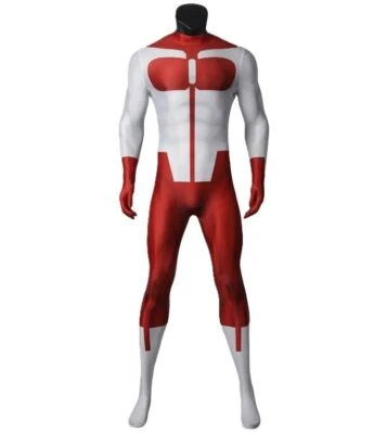 Omni Man Nolan Grayson Cosplay Jumpsuit Bodysuit Cloak Superhero New Costume - Image 1 of 4