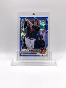 Adley Rutschman 2021 Bowman Chrome RARE Sapphire Refractor Rookie Card RC - Bild 1 von 2