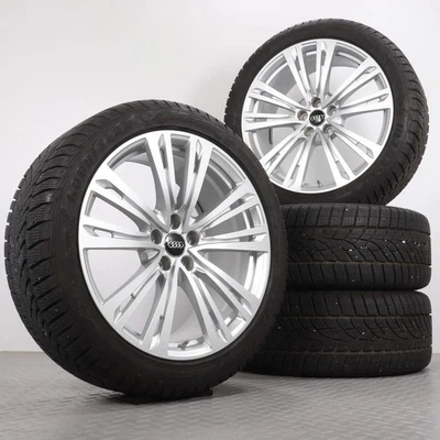 Winterräder 20 Zoll Audi A8 S8 4N Original Alufelgen 265/40R20 Winterreifen 7mm - Bild 1 von 4