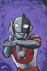 Ultraman.........original acrylic paint illustration - Picture 1 of 3
