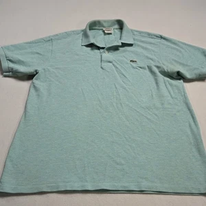Lacoste Shirt Mens 6 Casual Green Polo Preppy Crocodile - Picture 1 of 9