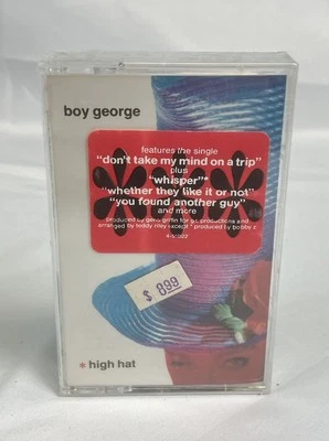 BOY GEORGE Hight Hat Vintage Cassette Tape Factory Sealed Hype Sticker - Image 1 of 3