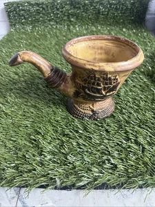 ARDCO Pottery Vintage Pipe Planter Sailing Ship Theme  - Picture 1 of 5