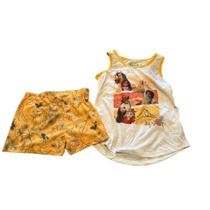 NWT Dreamworks Spirit Untamed Girl's Summer Pajamas PJs Yellow Size S (6/6X) - Picture 1 of 5