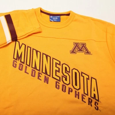 Suéter Minnesota Golden Gophers Para Hombres Pequeño NCAA Hockey Cuello Redondo Manga Larga Foto 1 de 4