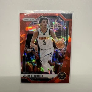 2024-25 Panini Prizm - Julian Strawther #92 Nuggets Red Ice Prizm - Bild 1 von 2