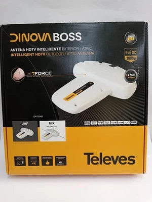 Televes 144211 Antenna Dinova Boss Mix - tipo Yagi 7 elementi direzionali NUOVO - Immagine 1 di 4