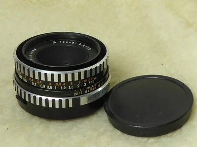 Carl Zeiss Jena Tessar 2.8 50mm FULLY SERVICED CAMERA Lens Excellent m42 screw  - Image 1 of 4
