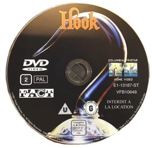 HOOK DVD 2000 Robin Williams NUR DISC. GRATISVERSAND - Bild 1 von 2
