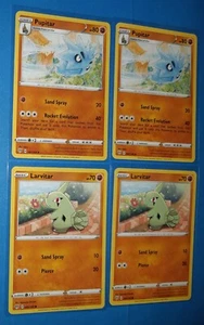 2x Pupitar 087/189 87/189, 2x Larvitar 086/189 86/189 Pokemon Darkness Ablaze NM - Picture 1 of 1