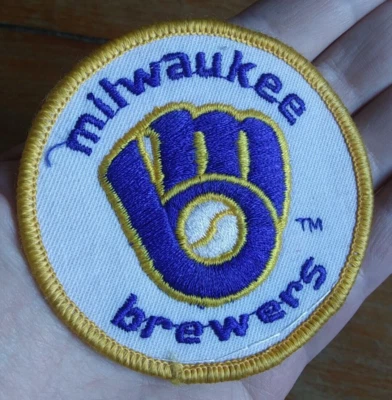 Vintage PATCH Milwaukee Brewers Team Old Throwback Logo Sleeve Jersey MLB PATCH - Image 1 of 4